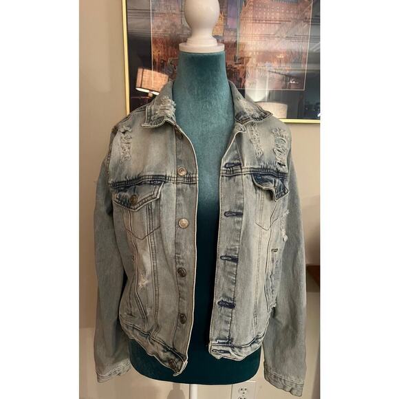 almost famous denim jacket - Picture 1 of 7